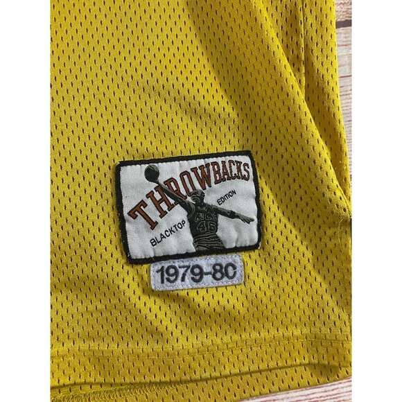 LA Lakers #32 Throwback Black Top Edition Jersey By Authentic Brand - 3XL - Picture 4 of 12